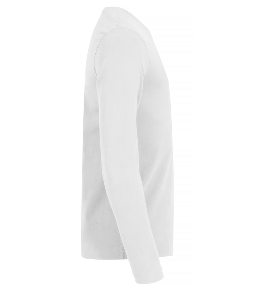 Clique Premium Fashion-T long-sleeved T-shirt, White, large image number 3