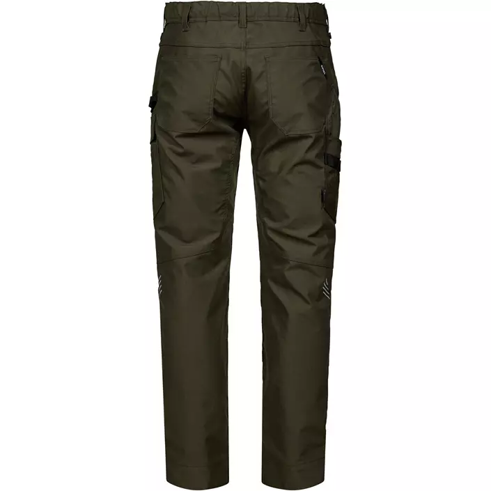 Engel Entire arbejdsbukser, Forest green, large image number 3