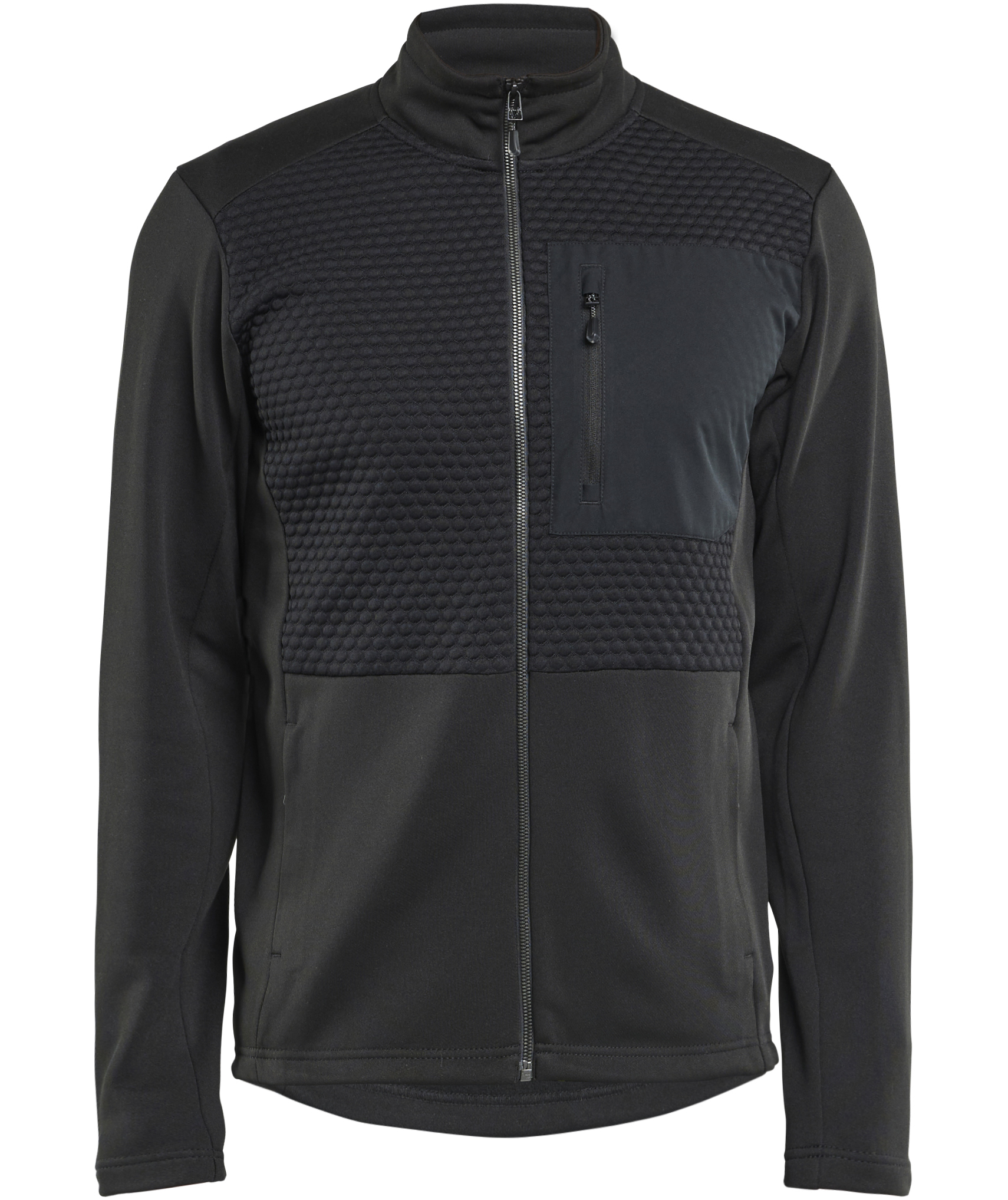 Bl&aring;kl&auml;der fleece cardigan, Svart, large image number 0