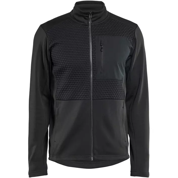 Blåkläder fleece cardigan, Svart, large image number 0