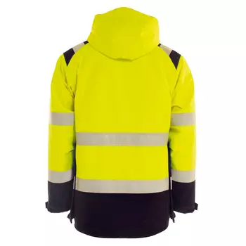 Tranemo FR winter jacket, Hi-vis yellow/Marine blue