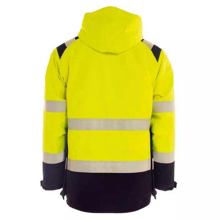 Tranemo FR winter jacket, Hi-vis yellow/Marine blue, large image number 1