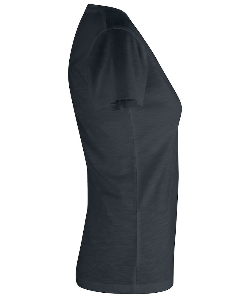 Clique Slub women's T-shirt, Black, large image number 2