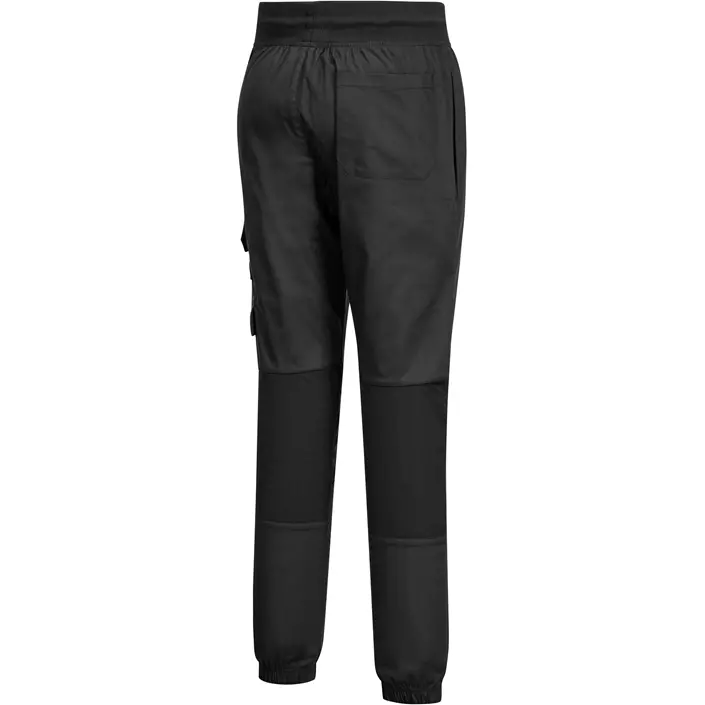 Portwest C074 stretch chefs trousers, Black, large image number 3