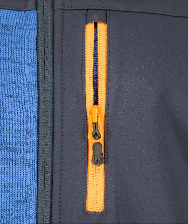 Kramp Original Bodkin strikjakke, Kongebl&aring;/Marine, large image number 3