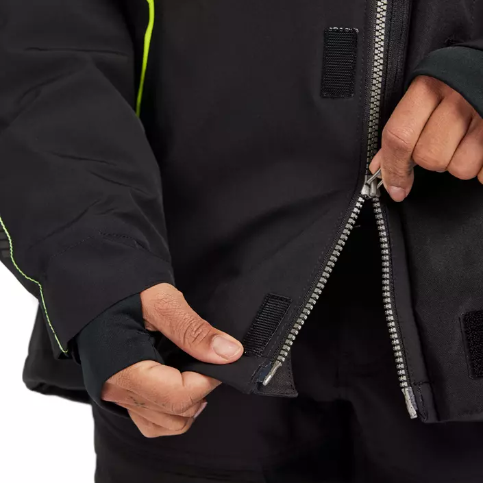 Blåkläder letforet damejakke full stretch, Sort/Hi-Vis Gul, large image number 6