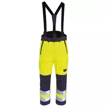 Tranemo FR winter trousers, Hi-Vis yellow/marine