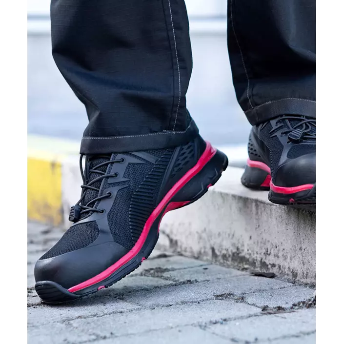 Puma Fuse Motion Red Low 2.0 safety shoes S1P, Black/Red, large image number 1