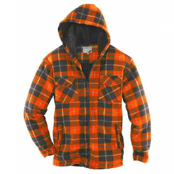 Terrax lined shirt jacket, Black/Orange