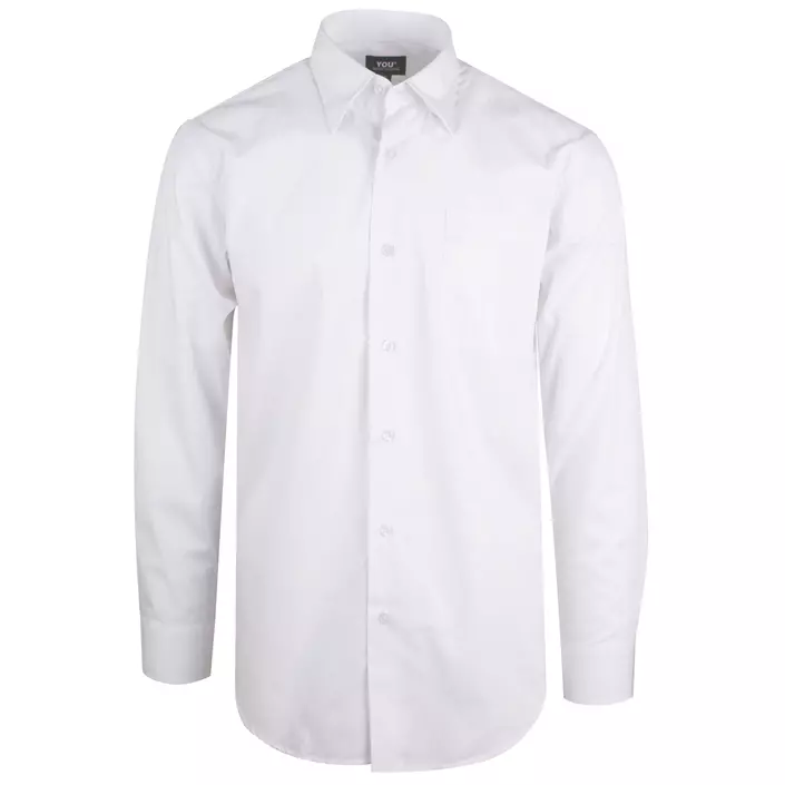 YOU Venezia long-sleeved poplin shirt, White, large image number 0