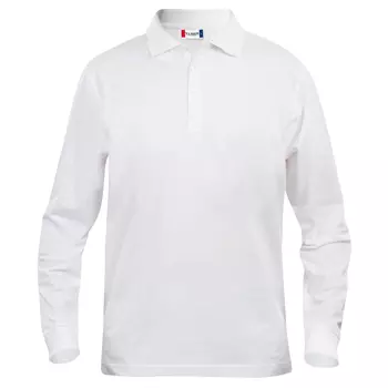 Clique Classic Lincoln Polo-Langarmshirt, Weiß