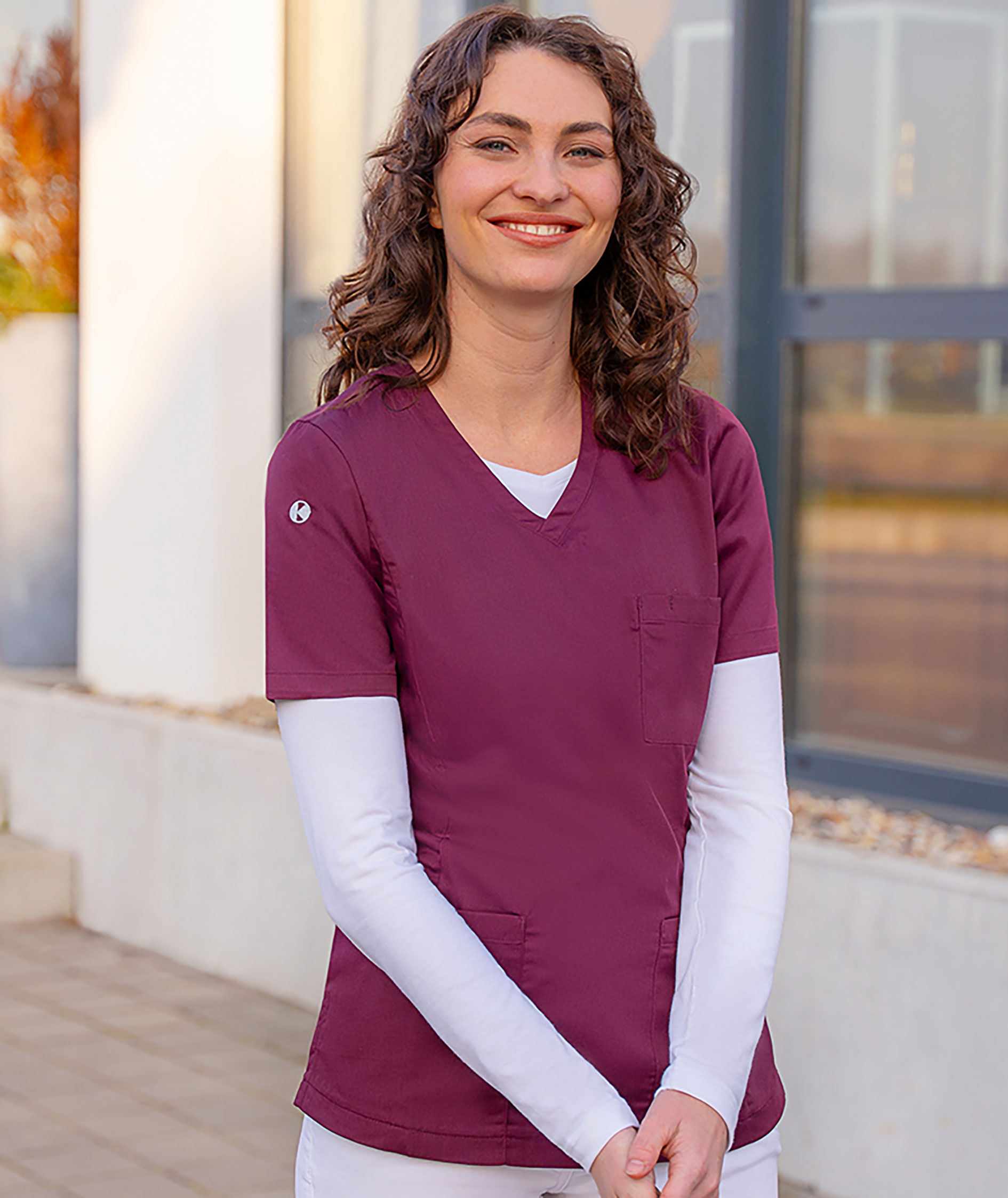 Karlowsky Casual-Flair women's long-sleeved shirt, White, large image number 6