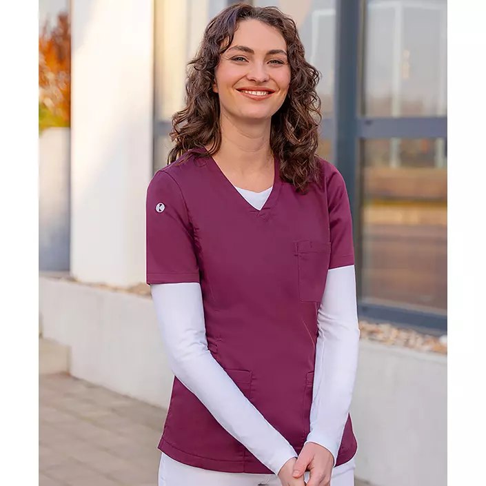 Karlowsky Casual-Flair långärmad T-shirt dam, White, large image number 6