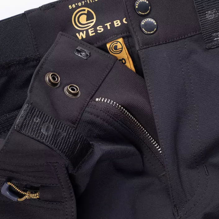 Westborn work trousers full stretch, Black, large image number 7