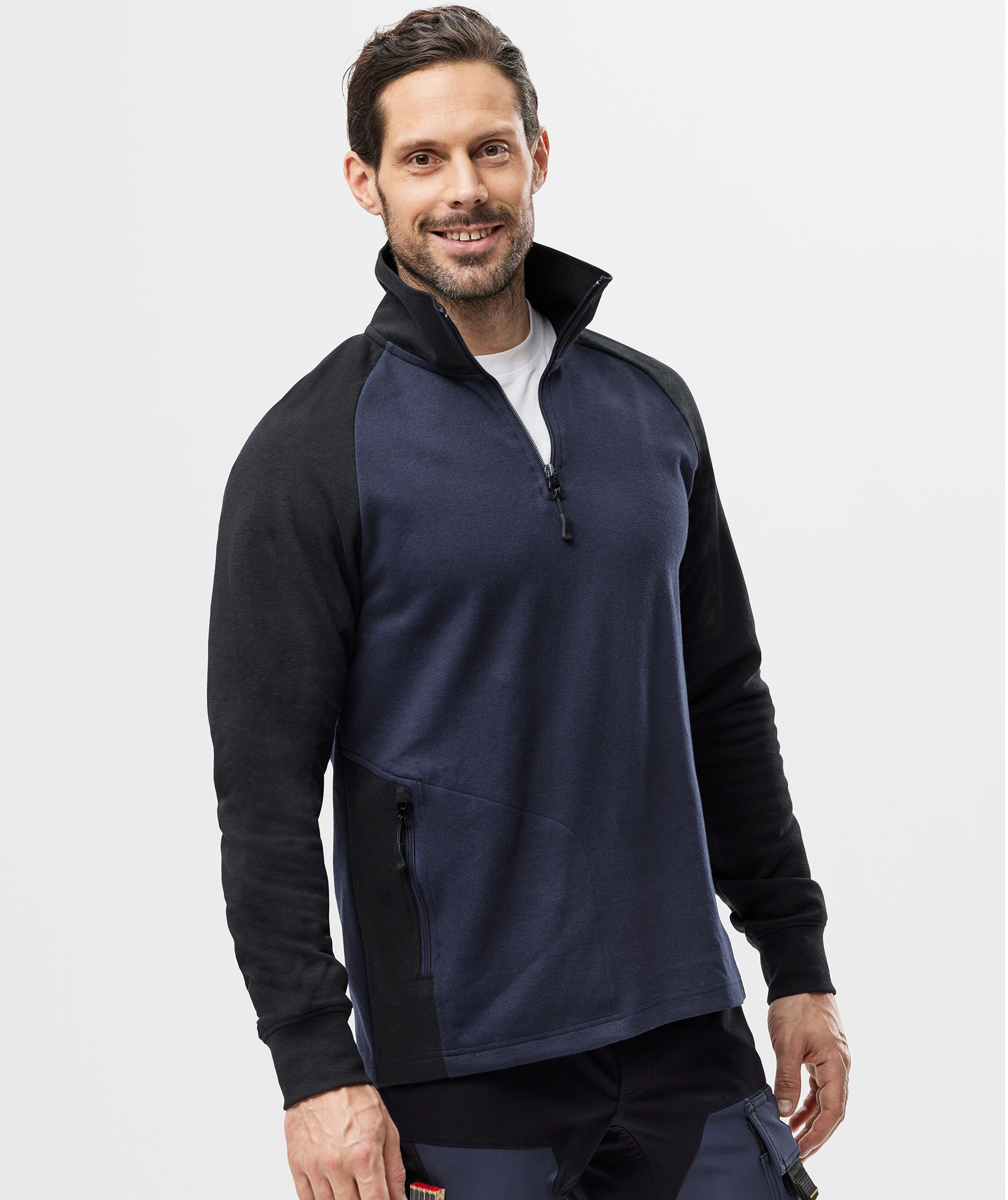 Snickers long-sleeved T-shirt 2841, Navy/black, large image number 1