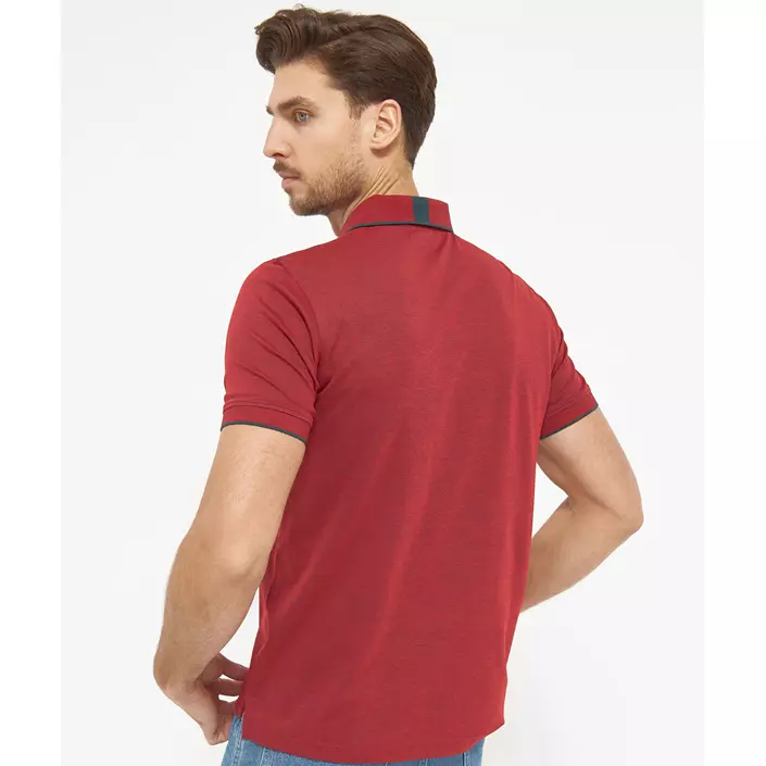 Belika Valencia polo shirt, Warm Red Melange, large image number 2