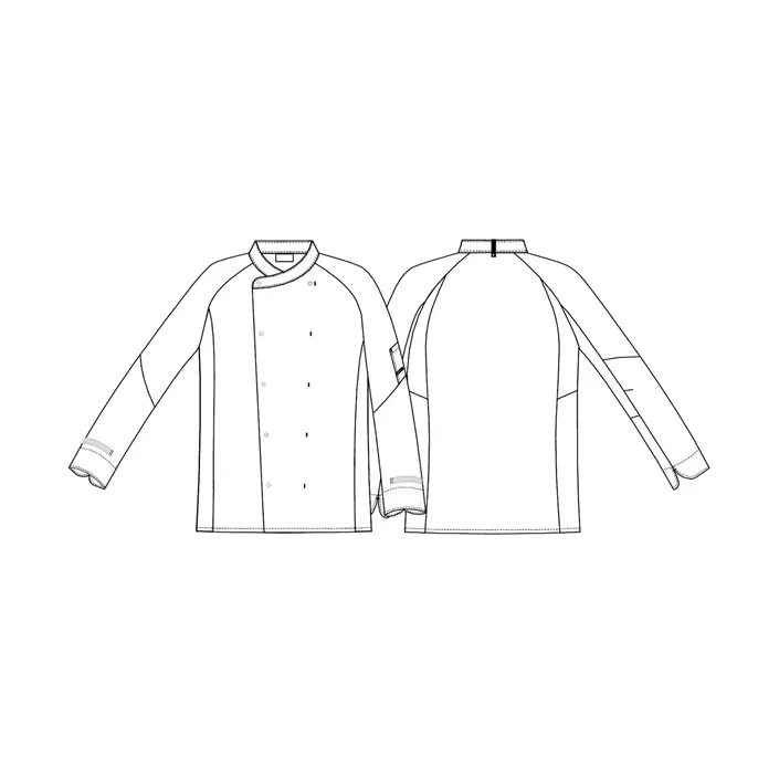 Kentaur  chefs-/server jacket, Black, large image number 3