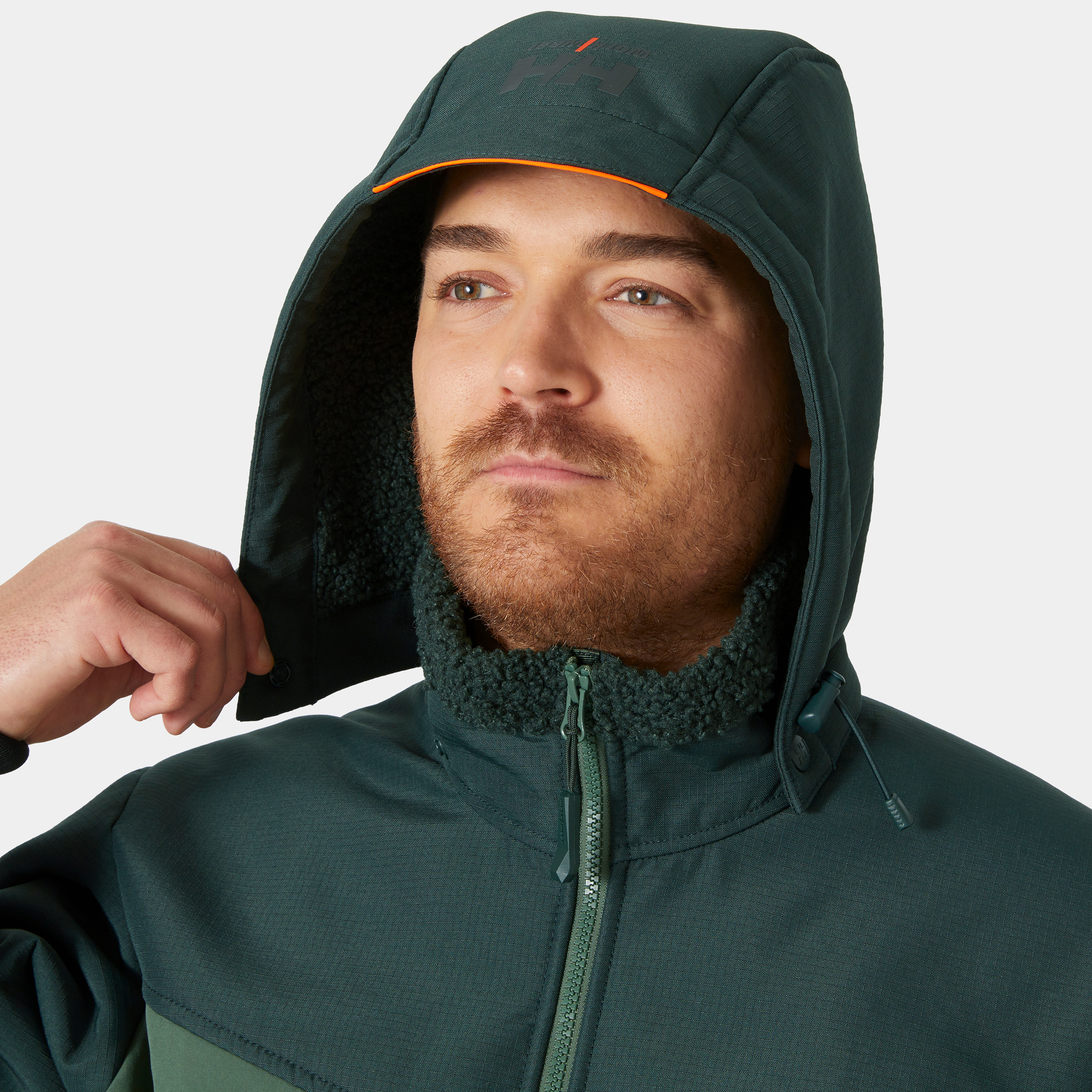 Helly Hansen Oxford softshell winter jacket, Spruce/Darkest Spruce, large image number 4