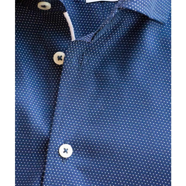 J. Harvest & Frost Purple Bow 49 regular fit skjorte, Navy/White dot, large image number 3