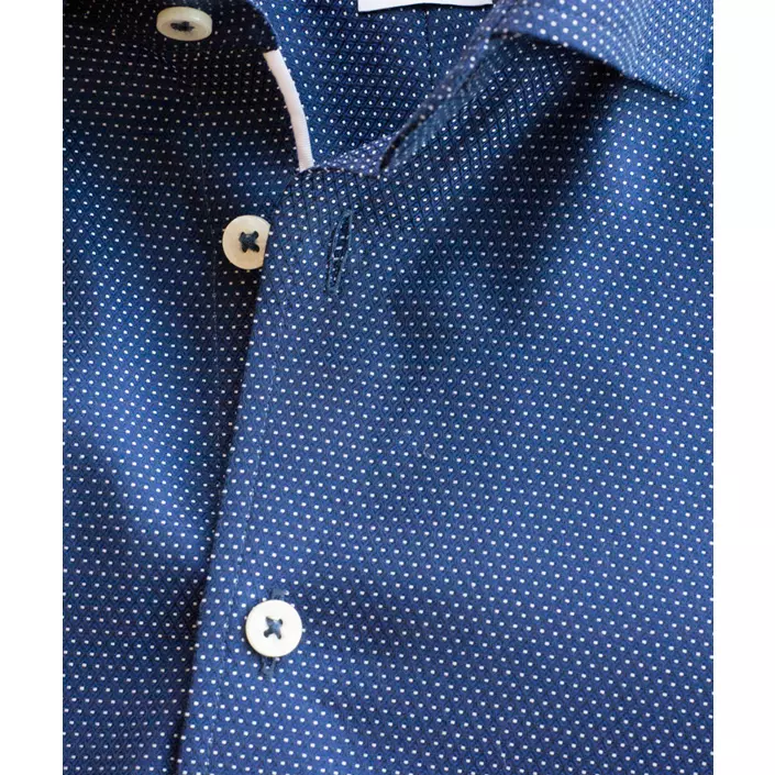 J. Harvest & Frost Purple Bow 49 regular fit skjorte, Navy/White dot, large image number 3