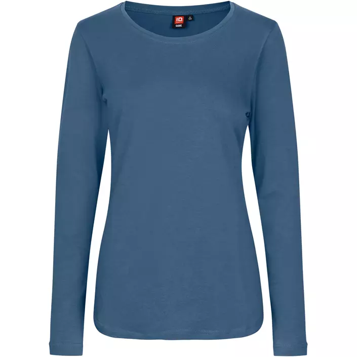 ID Interlock long-sleeved women's T-shirt, Indigo Blue, large image number 0