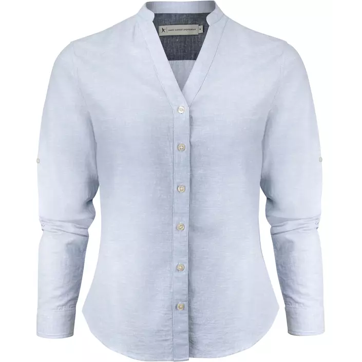 James Harvest Townsend dame linskjorte, Light blue, large image number 0