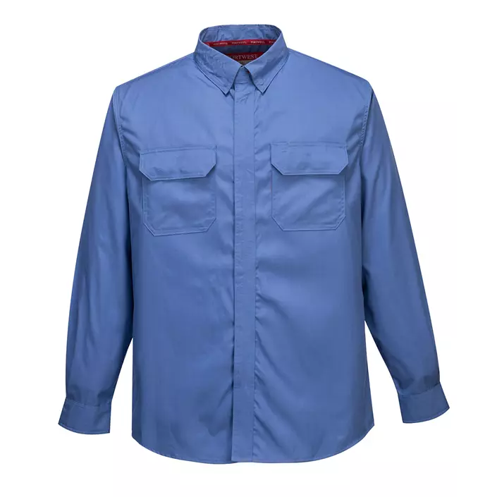 Portwest BizFlame Plus arbejdsskjorte, Blå, large image number 0