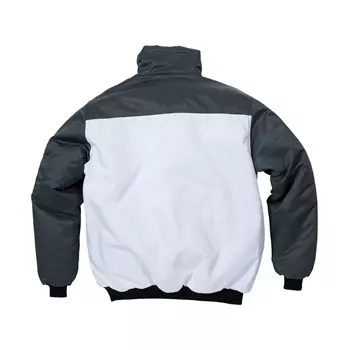Kansas Icon pilot jacket, White/Grey