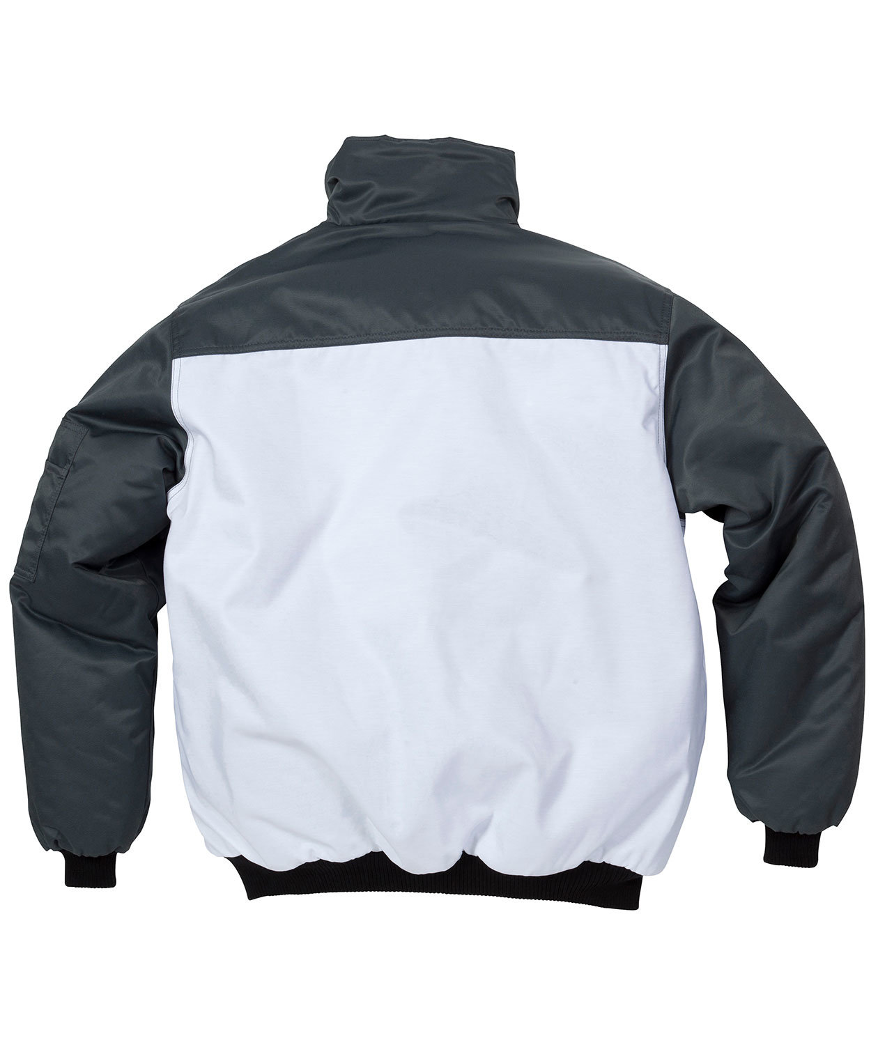 Kansas Icon pilotjakke, Hvid/Gr&aring;, large image number 1