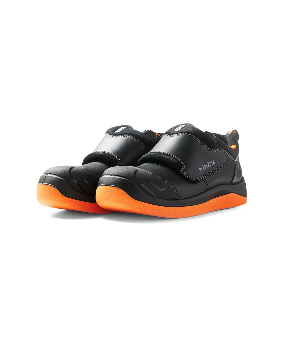 Bl&aring;kl&auml;der&nbsp;Asfalt safety shoes S2, Black/Orange, large image number 2