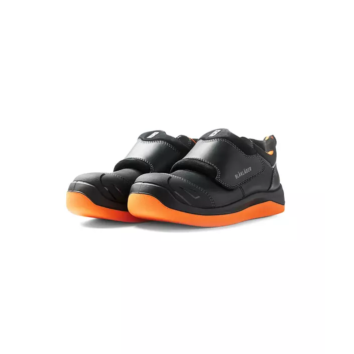Blåkläder Asfalt safety shoes S2, Black/Orange, large image number 2