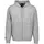 Westborn hoodie med dragkedja, Light Grey Melange, Light Grey Melange, swatch