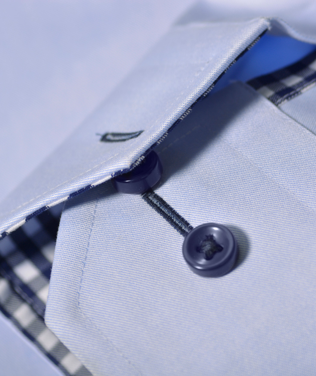 J. Harvest & Frost Twill Red Bow 20 regular fit skjorta, Sky Blue/Navy, large image number 3