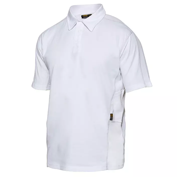 Workzone Functional polo T-skjorte, Hvit, large image number 0