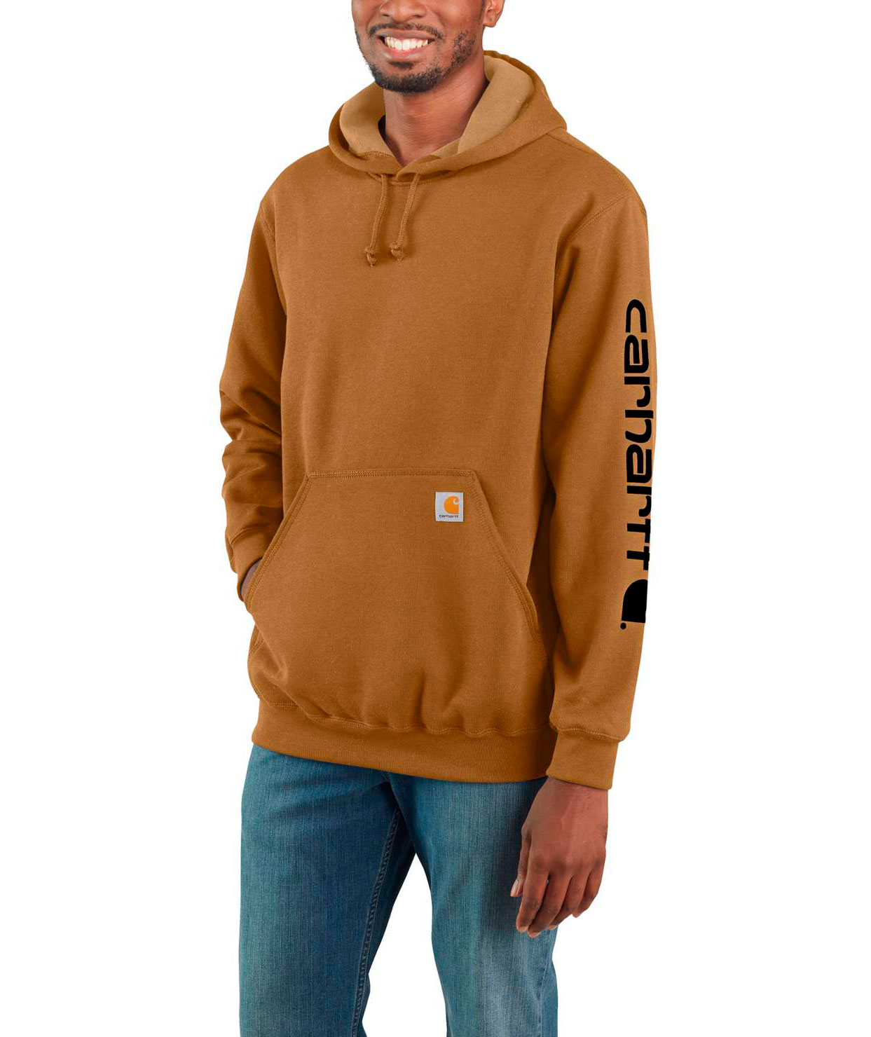 Carhartt Midweight hoodie, Carhartt Brown