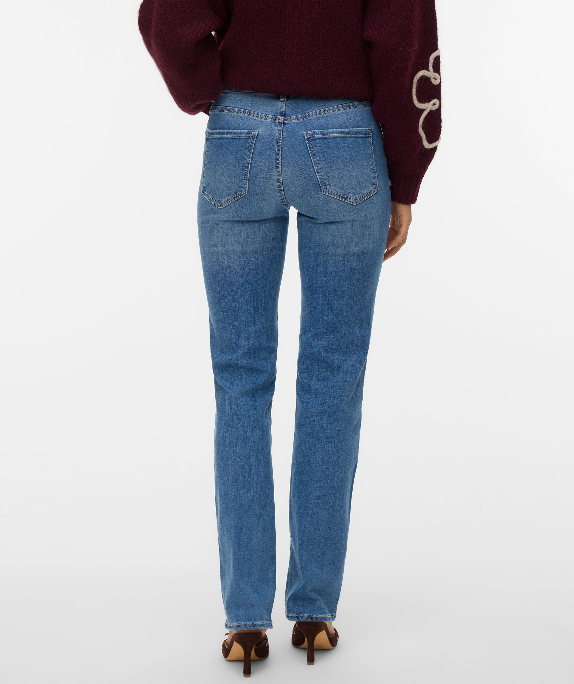 Vero Moda VMFLASH MR STRAIGHT jeans, Medium Blue Denim, large image number 2