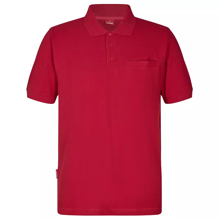 Engel Extend polo T-shirt, Tomato Red, large image number 0