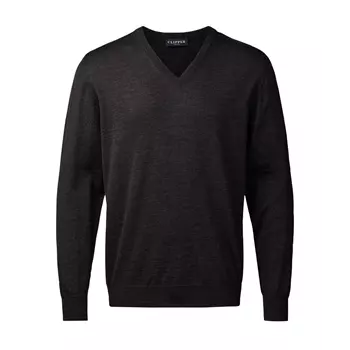 CC55 Milan stickad tröja med merinoull, Charcoal