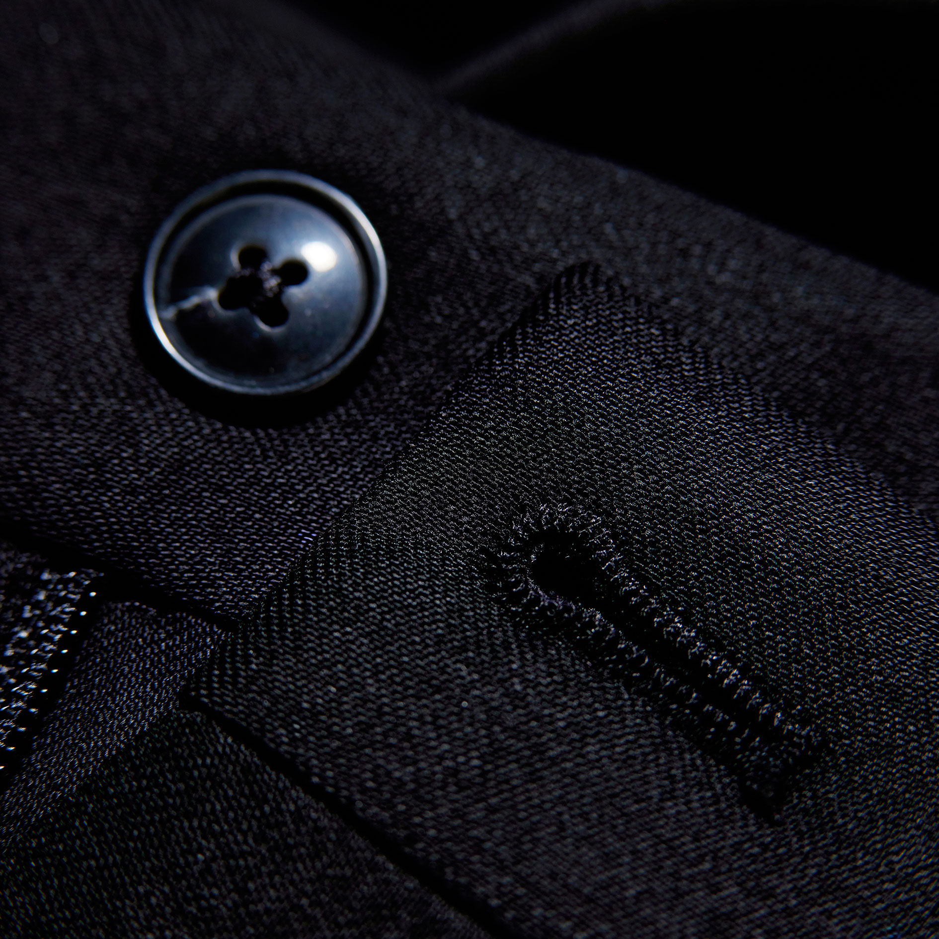 Lindbergh Modern fit suit trousers with wool, Black, large image number 4