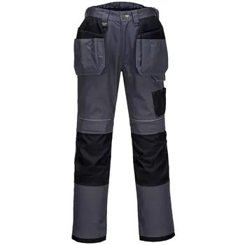 Portwest Urban craftsmens trousers T602, Grey/Black
