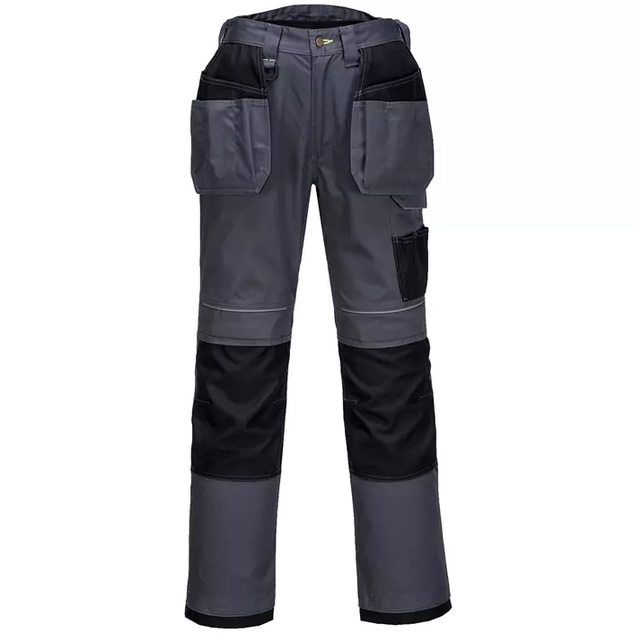 Portwest Urban craftsmens trousers T602, Grey/Black, large image number 0