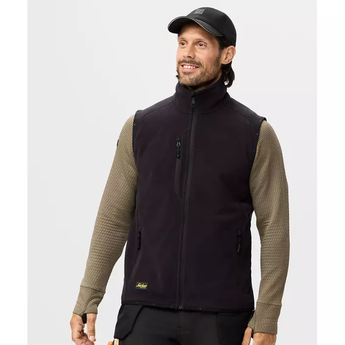 Snickers Tech cap 9000, Black, Black, large image number 1