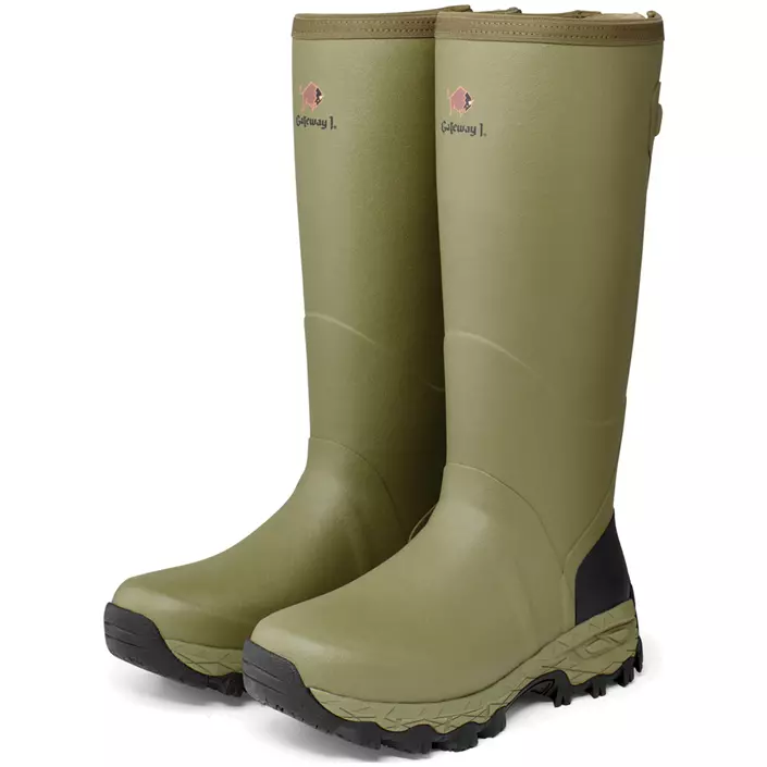 Gateway1 Woodstalker 18" 3mm gummistøvler, Cedar Olive, large image number 2