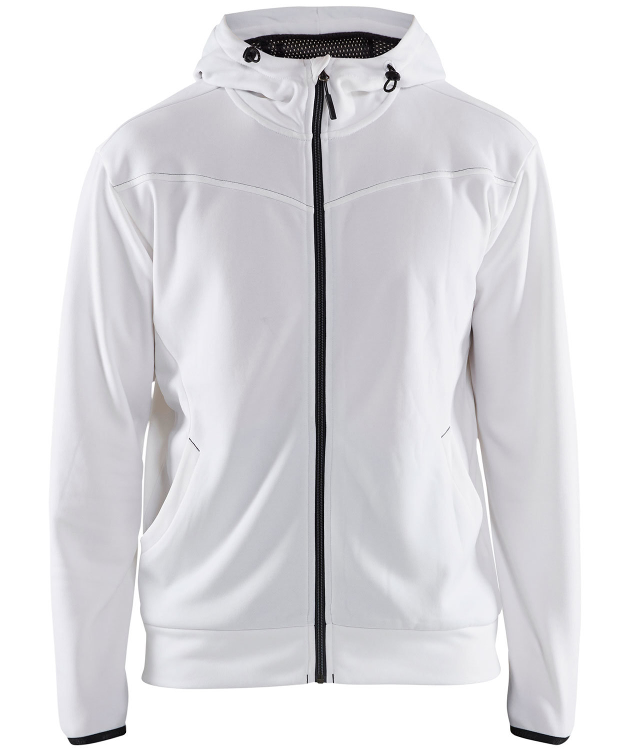 Bl&aring;kl&auml;der Unite hoodie, Vit/m&ouml;rkgr&aring;