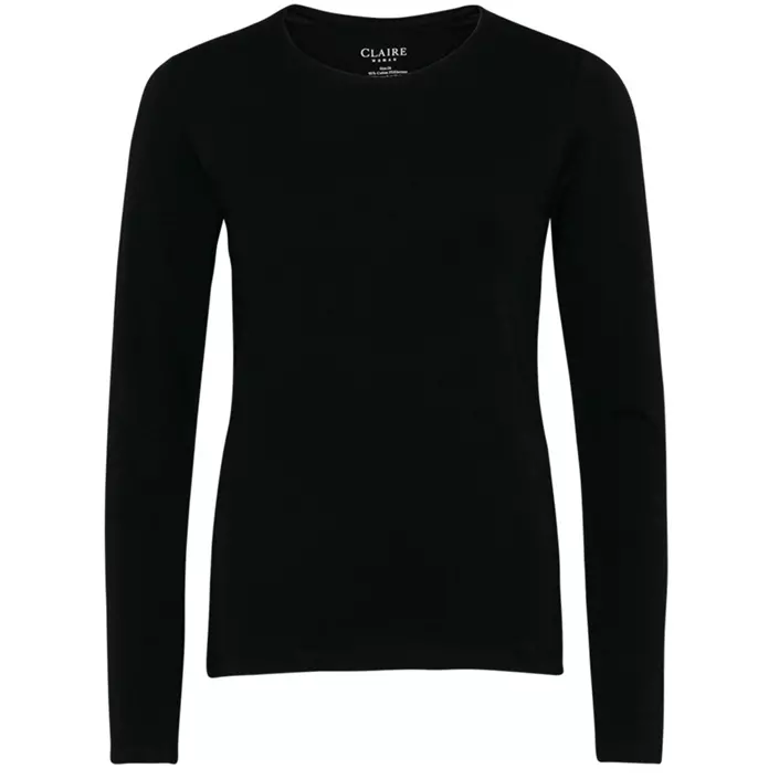 Claire Woman Ami long-sleeved women's T-shirt, Black, large image number 0