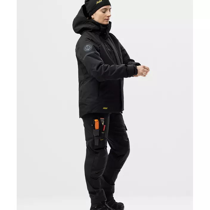 Snickers AllroundWork vinterjacka 1177 dam, Black, large image number 4