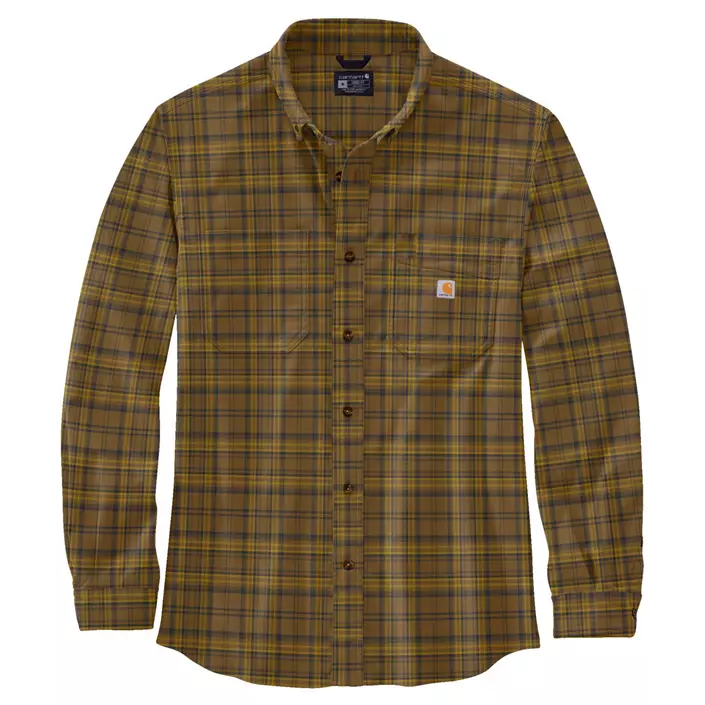 Carhartt Midweight Flannel Hemd, Oak Brown, large image number 0