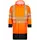 Lyngsøe PU raincoat, Hi-vis Orange/Marine, Hi-vis Orange/Marine, swatch