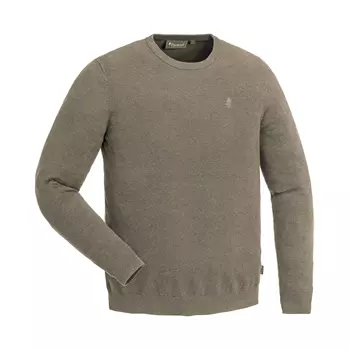 Pinewood Värnamo Crewneck strikket sweater, Mole Melange