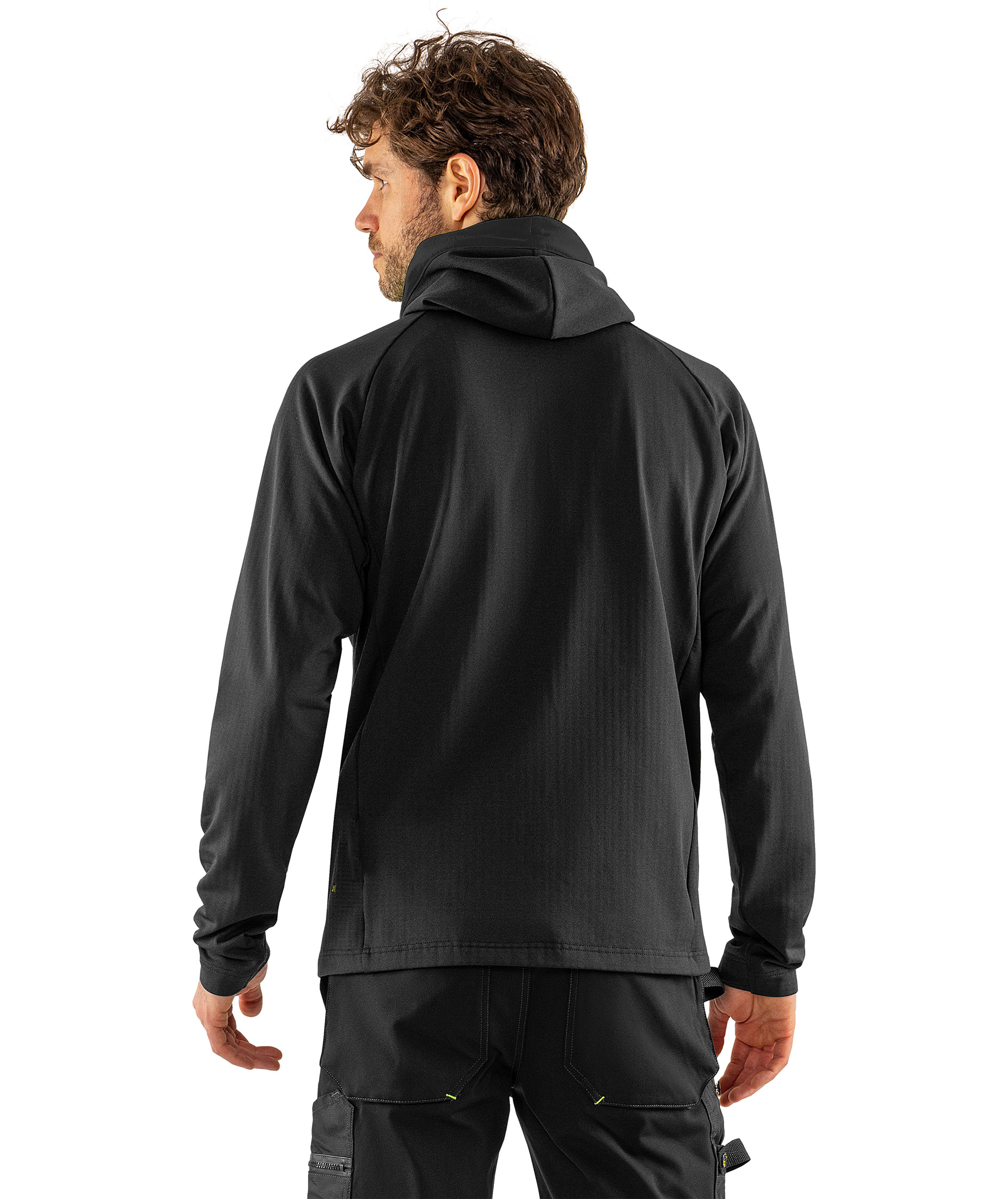 Fristads Cardigan 7871 GTD full stretch, Schwarz, large image number 3